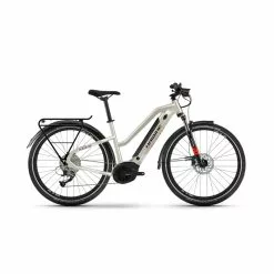 Bicicleta Eléctrica Haibike Trekking 4 Mid Gris Claro