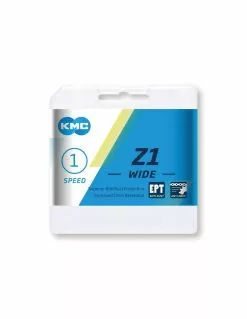 Cadena Kmc Z1 Wide Ept 1/2 X 1/8, 112 Eslabones