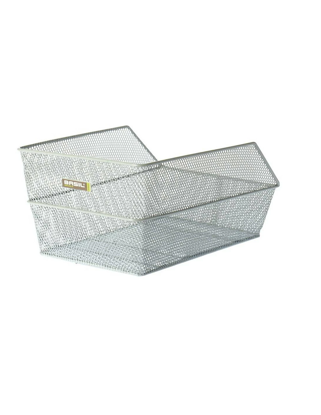 Cesto Trasero BASIL Cento Fijo Malla Acero Plata 45x31x21 Cm 3 Cesto Trasero BASIL Cento Fijo Malla Acero Plata 45x31x21 Cm
