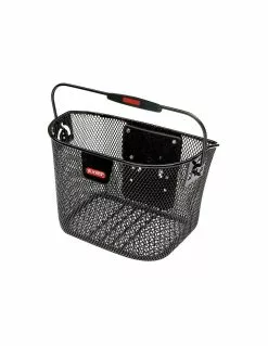 Cesto Delantero Klickfix Mini M Malla Negro 29X20X19