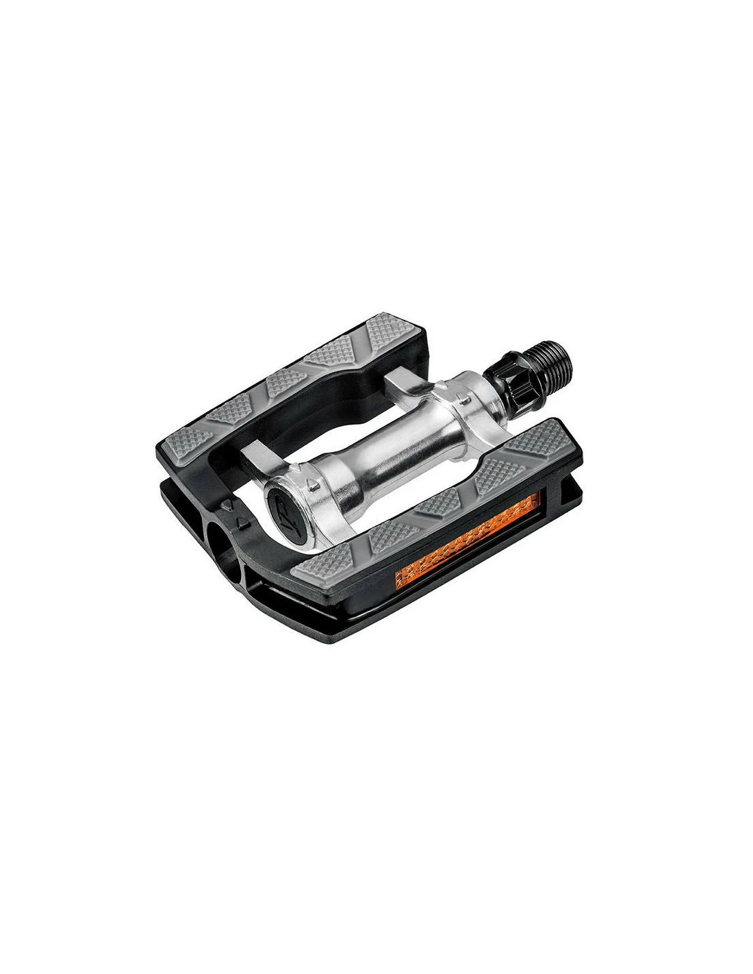 VP Components PEDALES VP PASEO C/REFLECTANTE (ALU+RESINA)NEGRO/GRI 3 VP Components PEDALES VP PASEO C/REFLECTANTE (ALU+RESINA)NEGRO/GRI